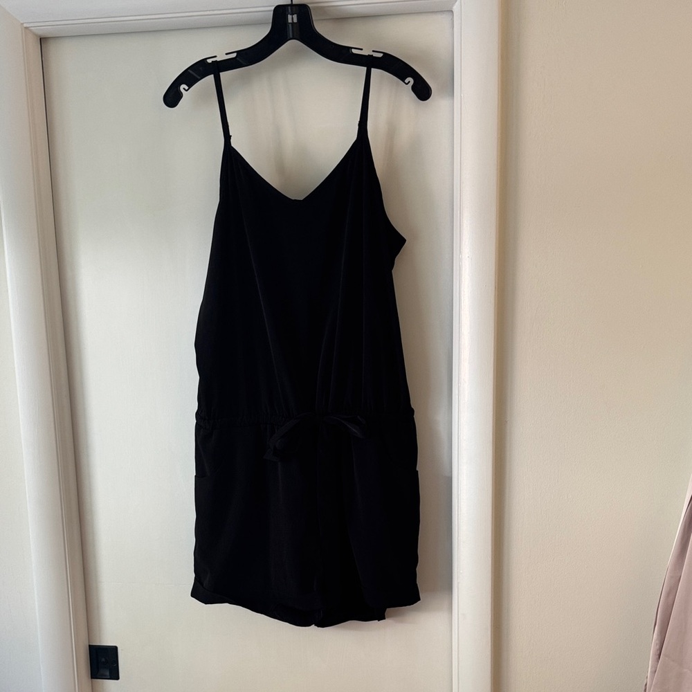 J. Crew Black Sleeveless Romper